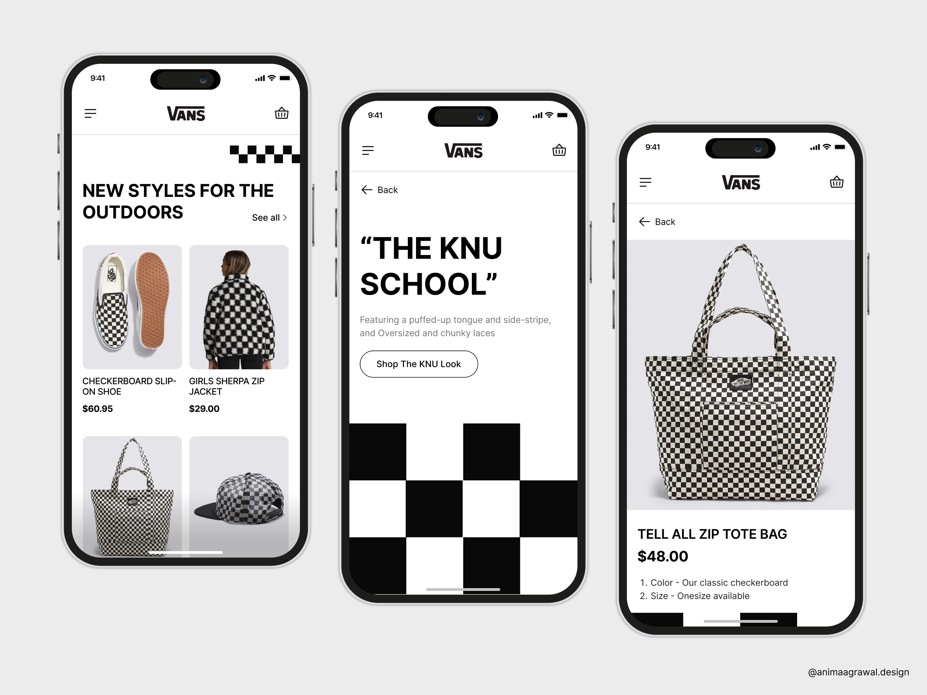 Example of Mobile App Design UI UX