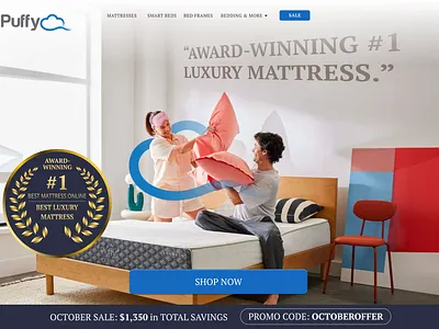 Website Design booking design graphic design illustration luxury mattress navigation premium ui ux website