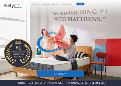 Website Design booking design graphic design illustration luxury mattress navigation premium ui ux website