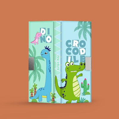 Product Design 3d 3d design branding dino graphic design kids design pencil case product design unicorn ux