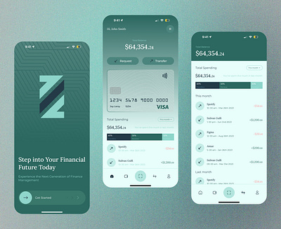 NexusCents: Your Financial Hub app design design concept figma finance app fintech app graphic design ui user centered design ux