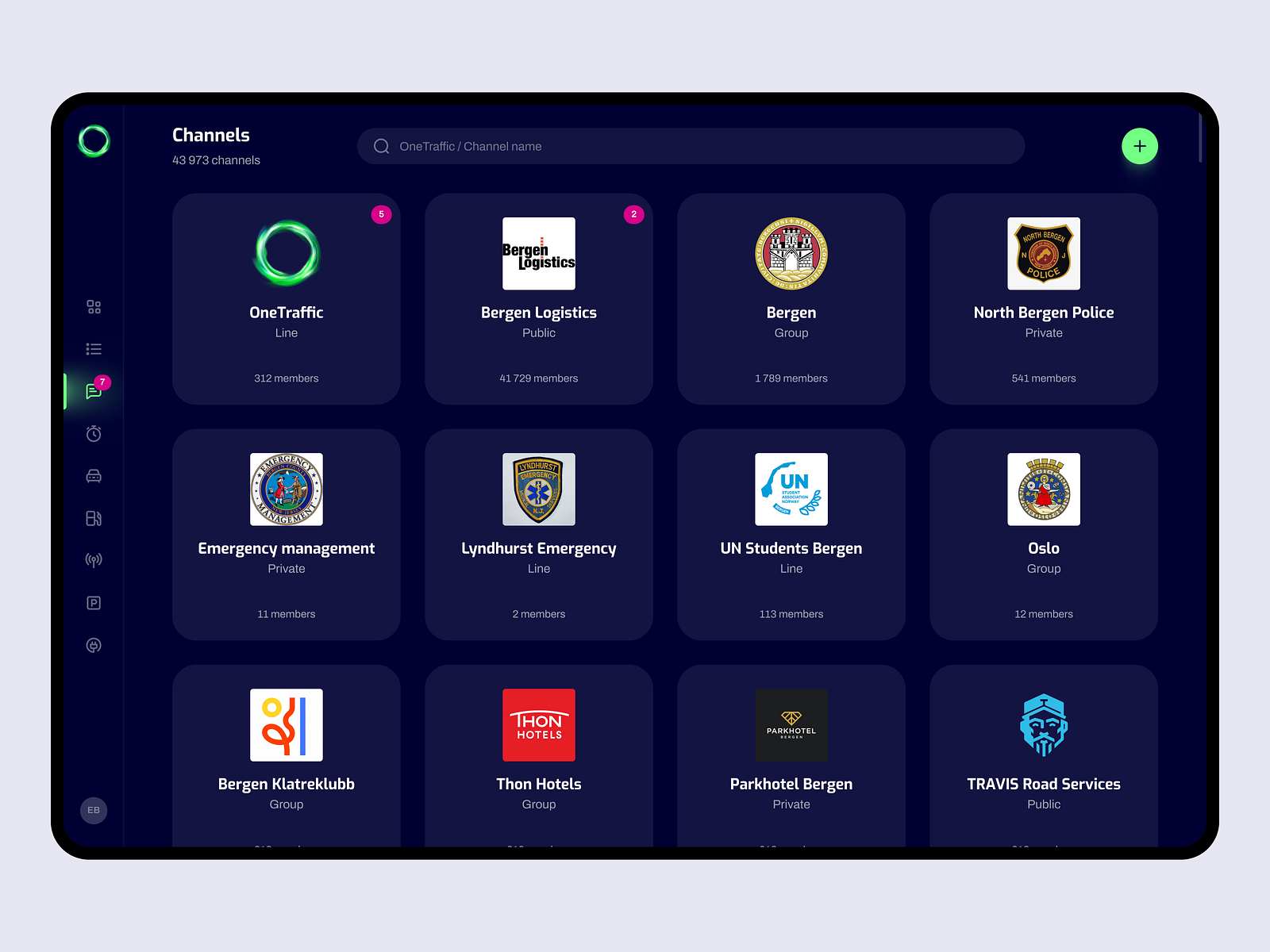 Messages (chat/notifications) — Traffic app by Evgeniy