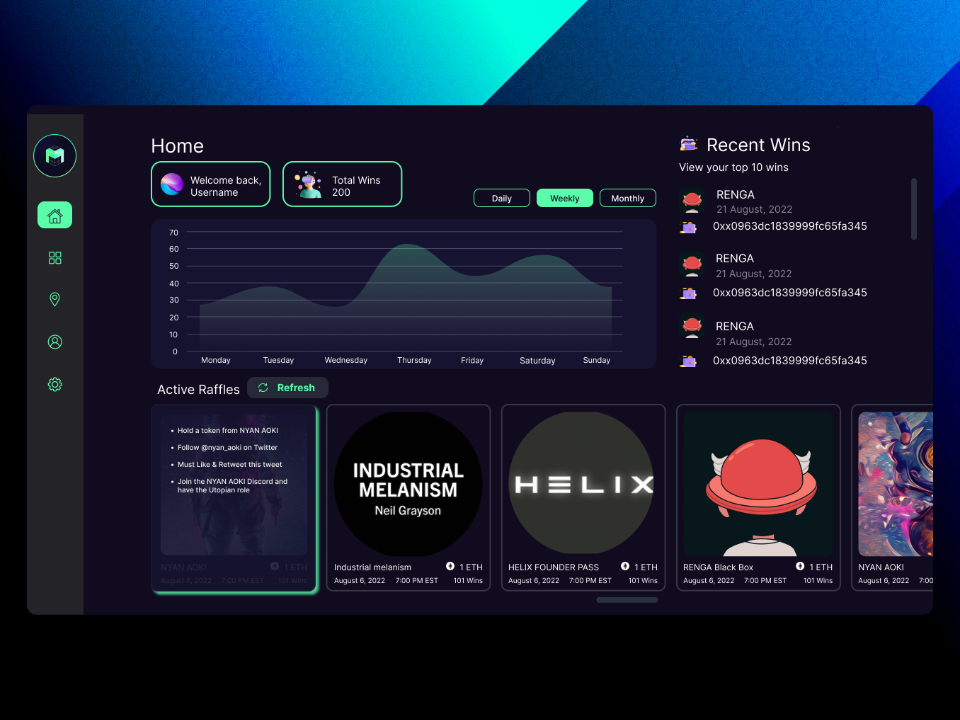 Metamint NFT raffle bot by Koders on Dribbble