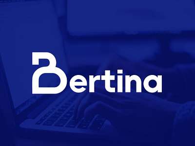 Bertina Brand Identity blue brand identity branding graphic design logo visual design