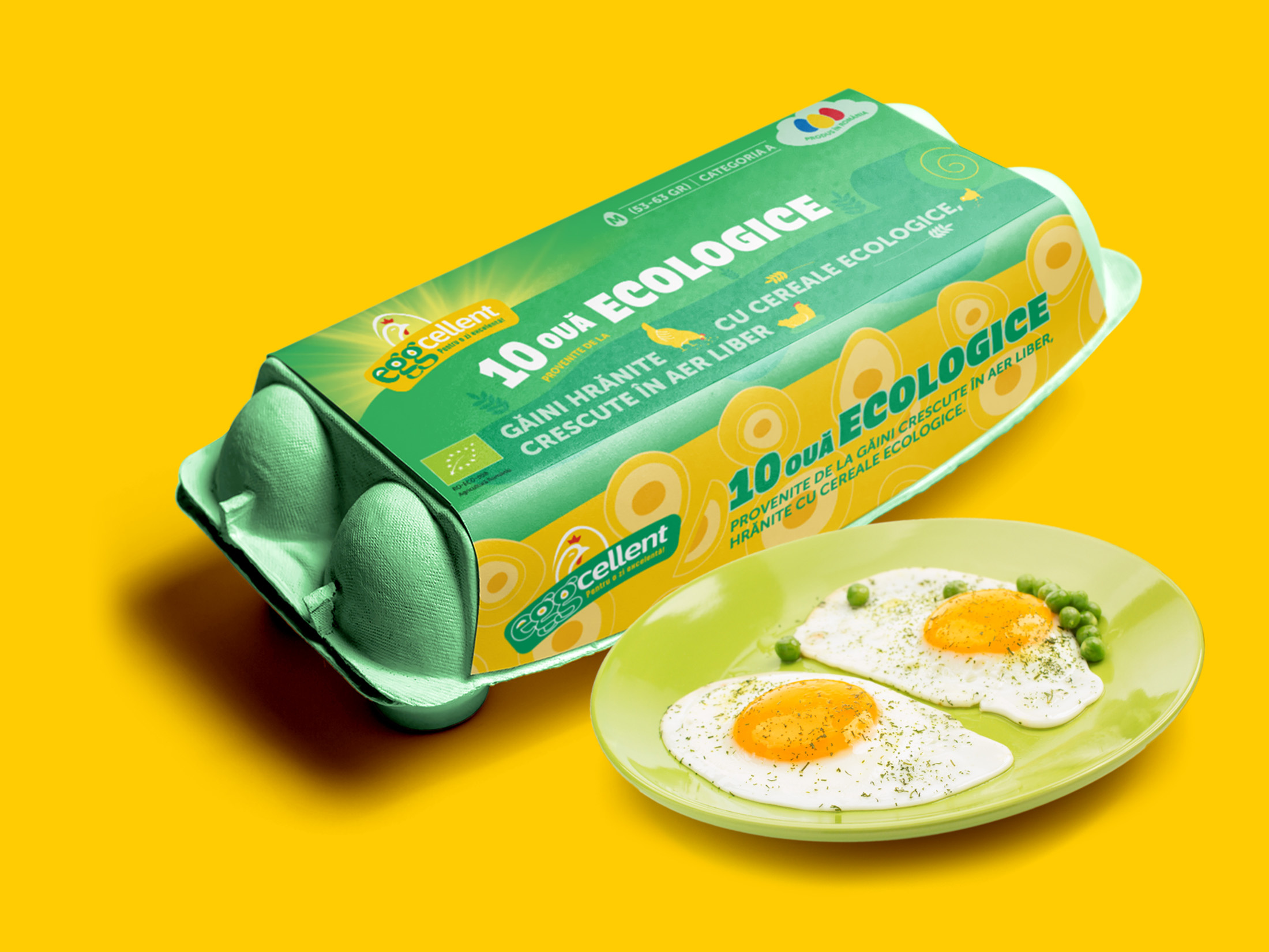 Eggcellent Organic Eggs Branding acclame animation brand book branding design eggs eggs packaging graphic design illustration logo logo design motion graphics organic eggs packaging packaging design ui visual identity web design web development