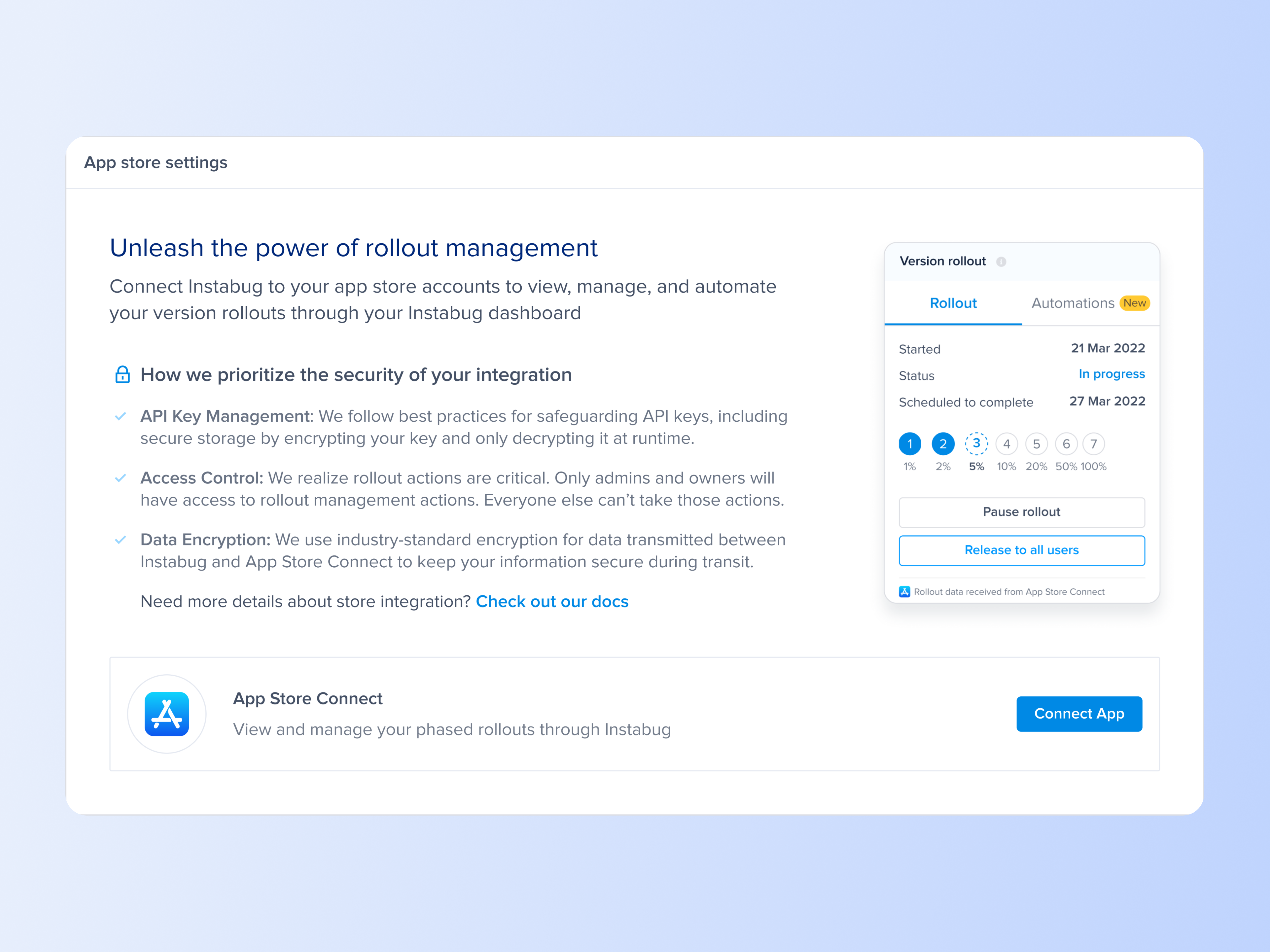 App store integration