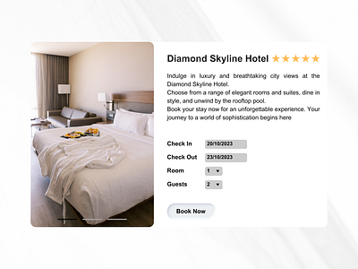 Daily UI 067 – Hotel Booking booking dailyui dailyui067 dailyuichallenge design graphic design hotel hotel booking ui