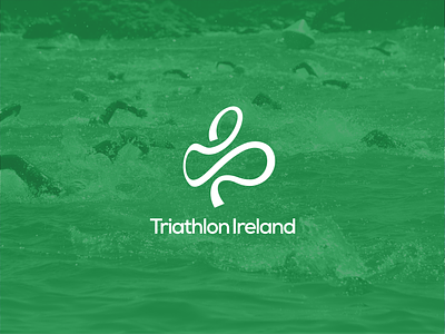 Triathlon Ireland bike biking branding charge crypto identity illustration ireland ironman logo minimal race run running simple sport swim swimming trail triatlon