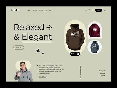 Ecommerce Web Site Design: Landing Page collection design ecommerce header landing page landing page design online shop store ui ui design web design web header web ui website website design