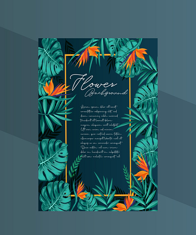 flower poster branding crad desgin graphic design illustration logo ui