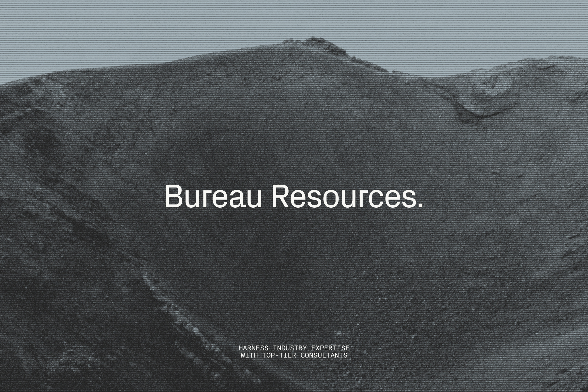 Bureau Resources — Visual Identity branding concept design logo startup typography ui visual identity web