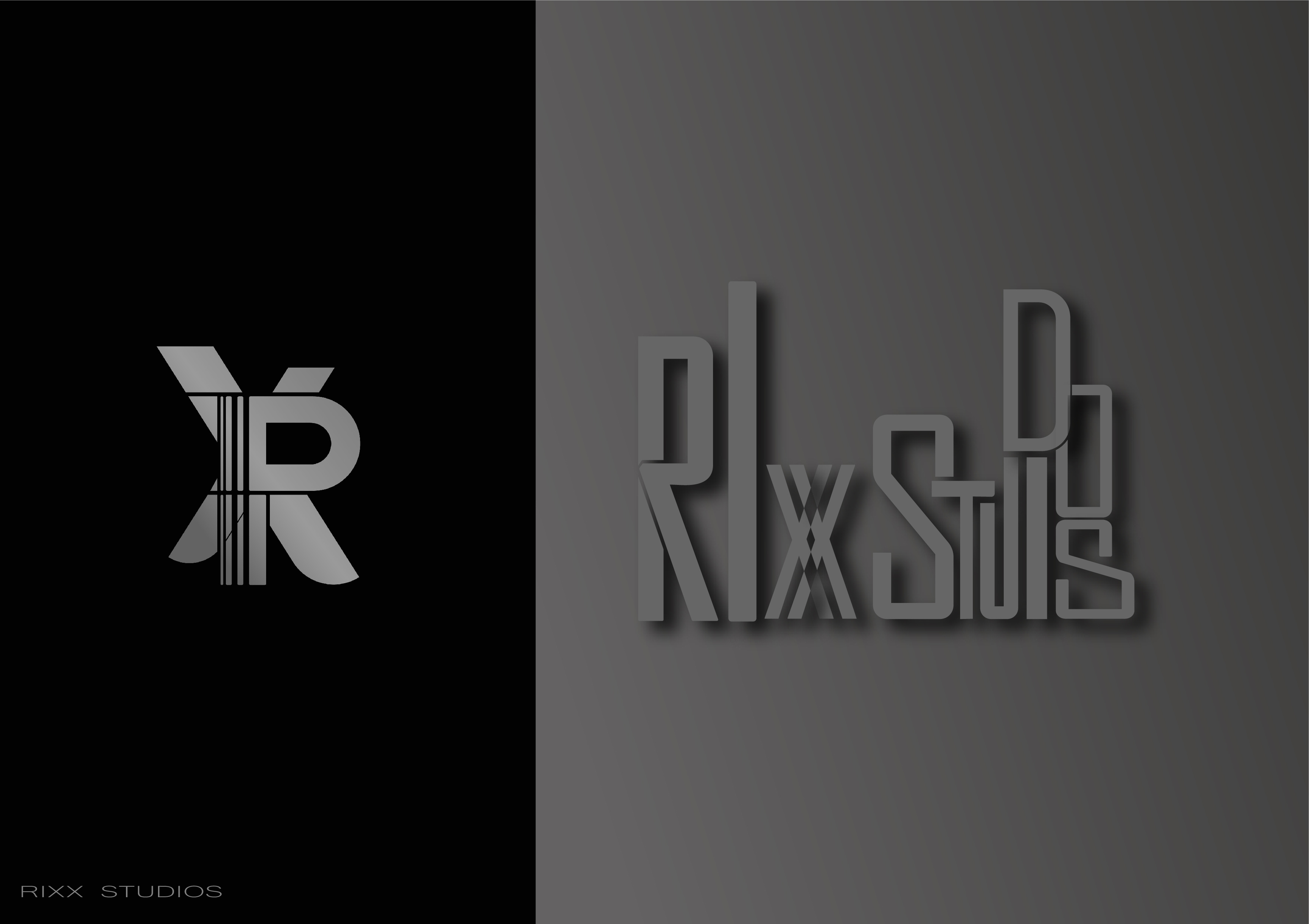 WORKSHOP'S First Logo : RIXXSTUDIOS 3d animation app art branding design flat graphic design icon illustration logo logo design minimal motion graphics typography ui ux vector web website