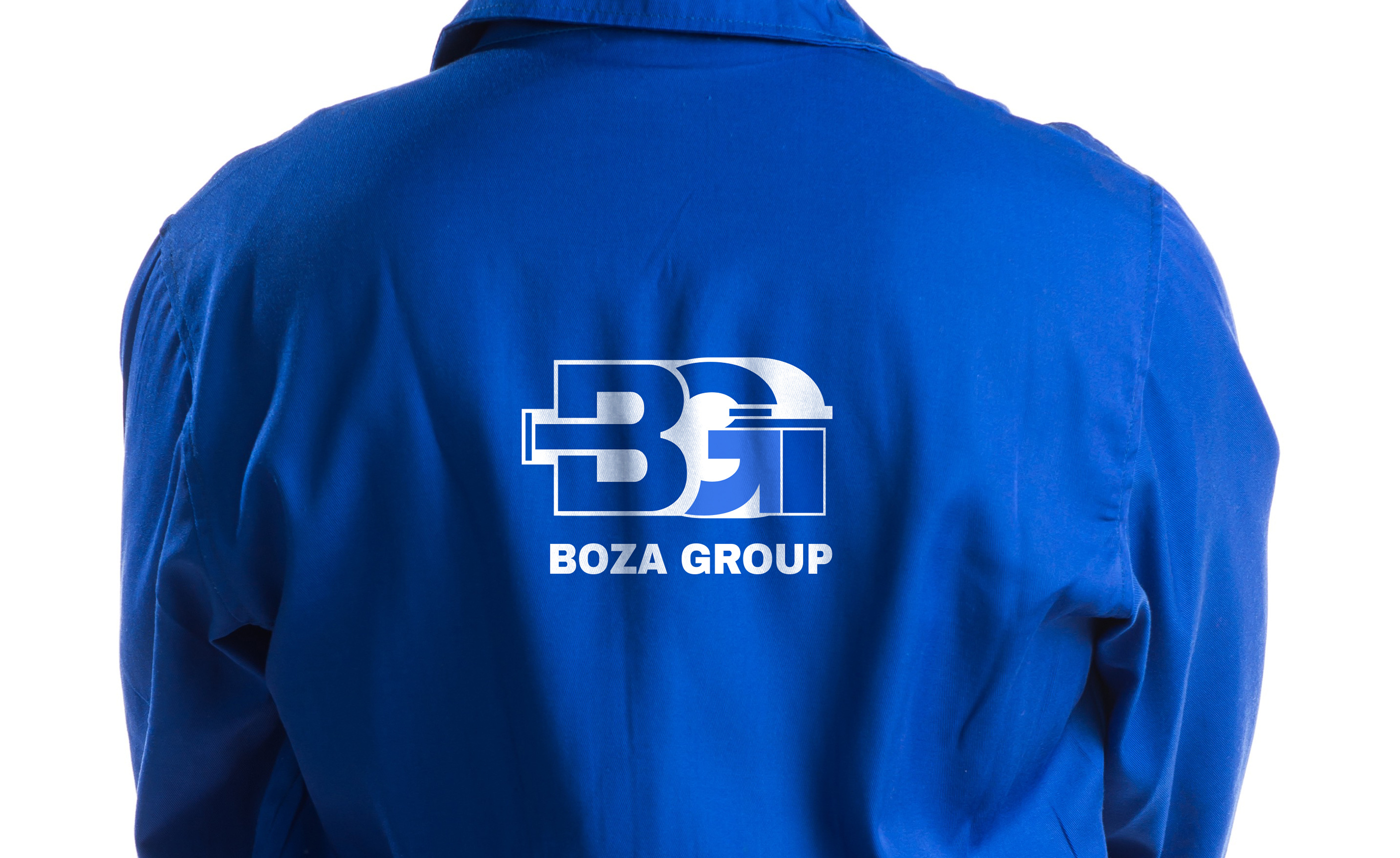 Boza Group - HVAC Installations - Logo Design acclame bg logo blue color scheme blue identity blue logo boza group brand book branding construction branding design graphic design hvac identity logo logo construction logo design ship yard shipyard ventilations visual identity