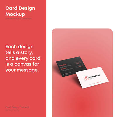Polymothy Business Card | Card Design Mockup brand branding branding design business card business logo card card design card mockup concept art design graphic design illustration logo ui