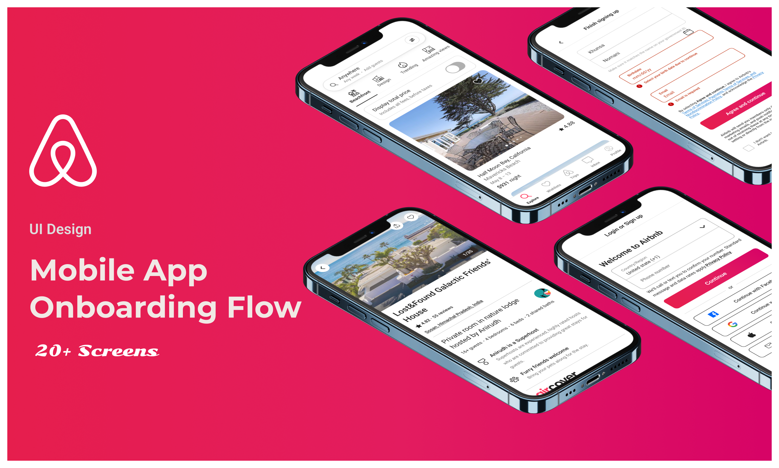 Example of Mobile Application UI