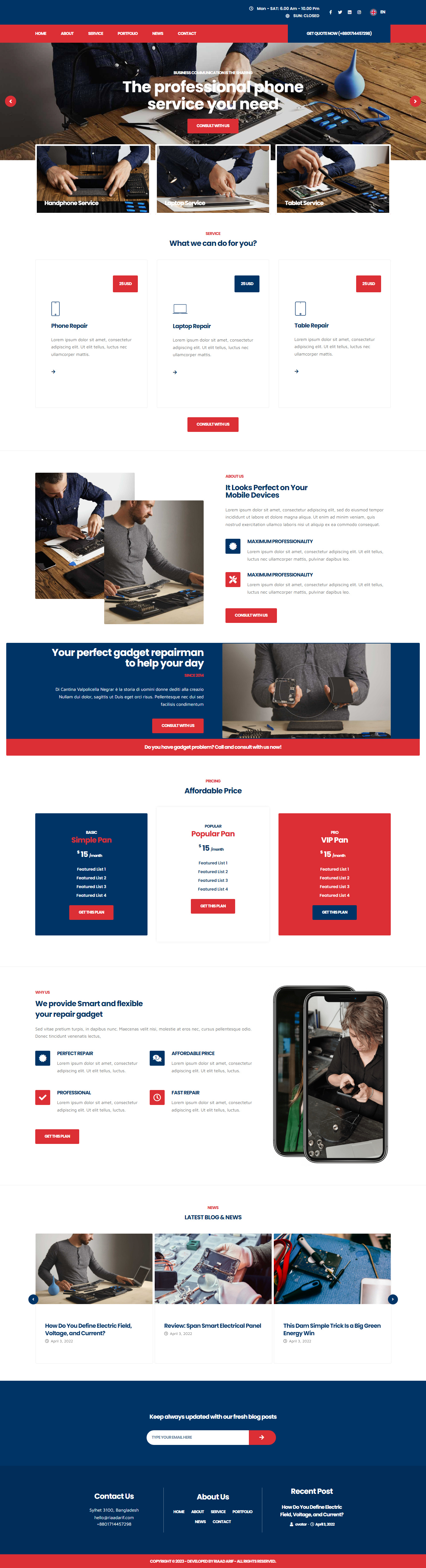 Gadget Repair & Service Website agency website business website coolgadgets gadget gadget website gadgetlover gadgetshop landing page mobile website service website smartphone tech website techgadgets technology technology website web design web development website design wordpress landing wordpress website