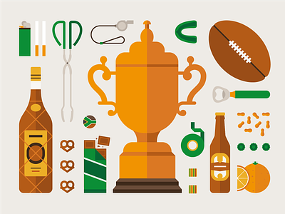 Rugby World Cup bar bbq beer character design geometric icon illustration line logo rugby rugby world cup snacks sports spot illustration vector