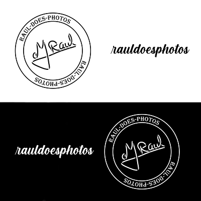 Photography brand badge blackandwhite branding calligraphy clean details graphic design logo photography roundbadge
