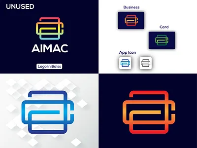 Concept : Aimac - Logo Design, AC Letter, AC logo design (Unused app icon best logo branding design graphic design icon design illustration logo logo design modern logo monogram ui