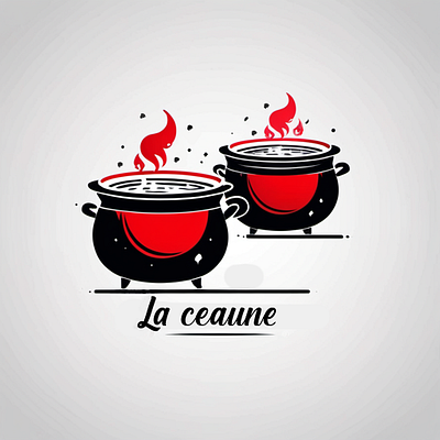 Local restaurant logo animation branding cauldrons design details fire food graphic design hot illustration logo restaurant