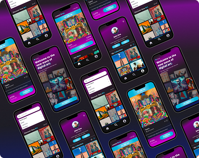 Planet: NFT App Case Study branding graphic design ui