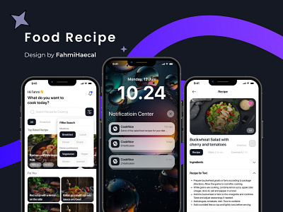 FoodRecipe App for iOS design design system food food app foodrecipee app ios mobile mobile app style guide ui ui design ui kit uikit uiux user interface ux