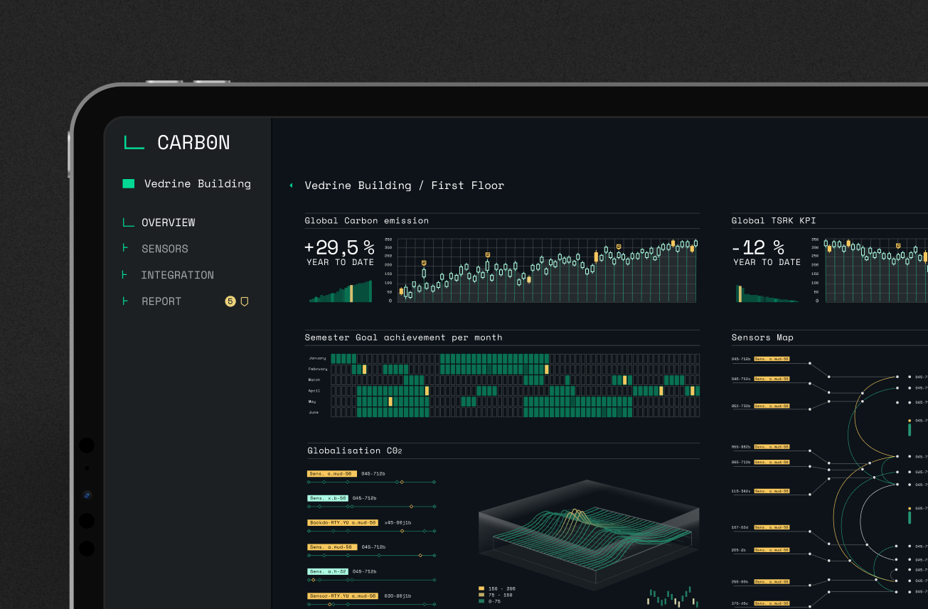Carbon__ branding graphic design ui