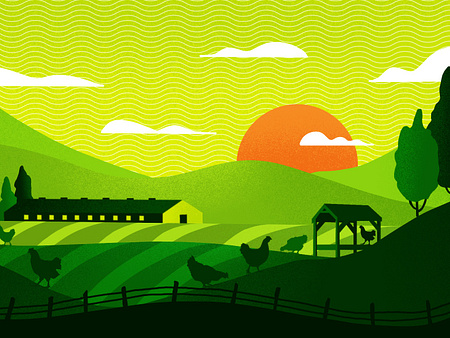 Browse thousands of Farm images for design inspiration | Dribbble