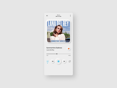 Music Player | Daily UI dailyui design mobile music player neumorphism ui ux