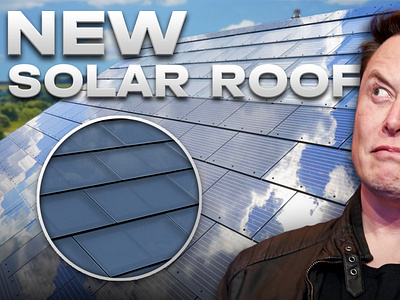 Solar Roof Thumbnail design designer elon musk graphic design graphic designer illustration illustrator logo photoshop roof solar solar roof spacex tesla thumbnail thumbnail design thumbnail designer youtube