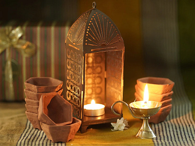 10 Dazzling Diwali Decoration Ideas for Home: Festival of Lights arcedior candle holders diwali decor diwali decoration ideas home decor