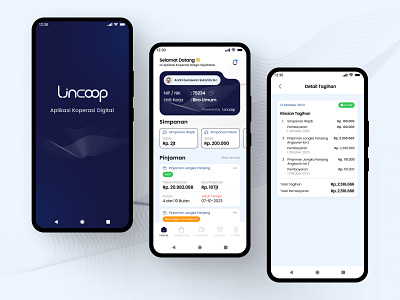 LinCoop Aplikasi Koperasi Digital android android app design system figma ios koperasi app lincoop mobile app style guide ui ui mobile uiux user interface ux