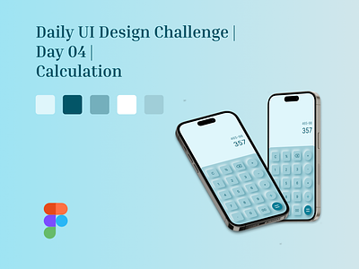 Daily UI Design Challenge | Day 04 | Calculation calculator calculator design calculator ui dailyui dailyuichallenge dailyuidesign figma mockup phone ui ui design ux ux design