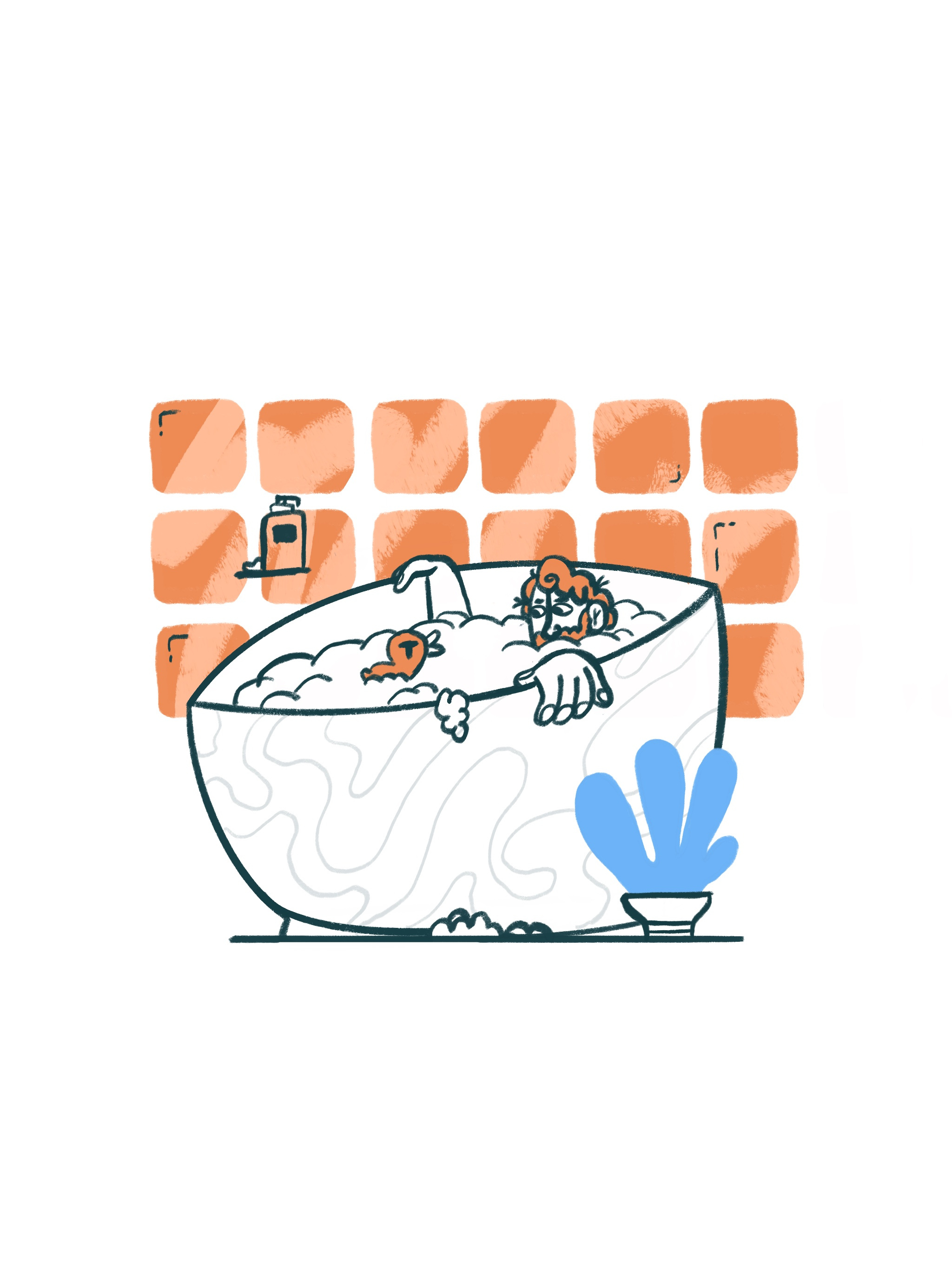 Bath Guy bath bathroom bathtub design duck graphic design icon illustration line logo minimal retro rubber duck simple ui
