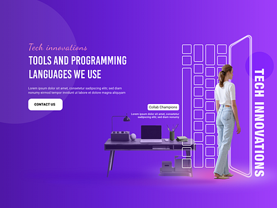 UI of Landing page animation banking app calm app design illustration landing page ui logo meditation app mobile app development company salon app ui uiux uiux design agency