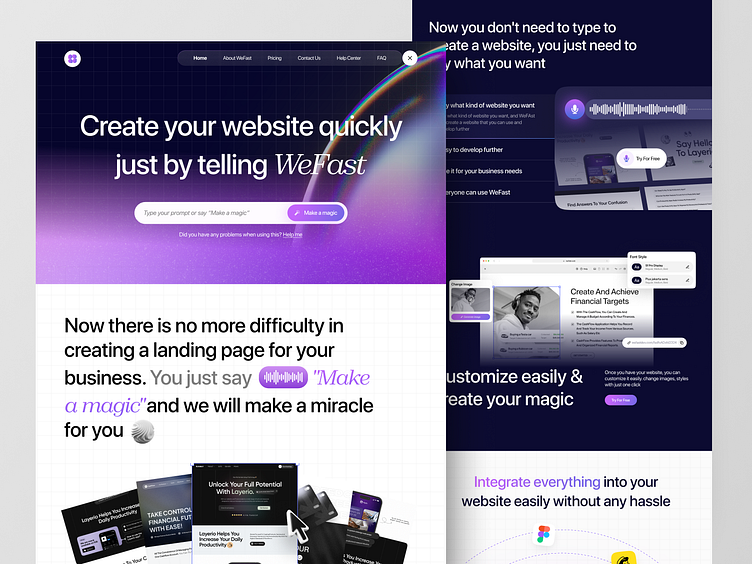 wefast-ai-website-generator-by-rafi-rohmat-for-odama-on-dribbble