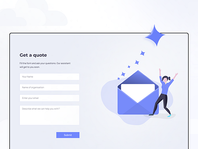 Genius Marketplaces Landing Page contact form design figma illustration ui ux