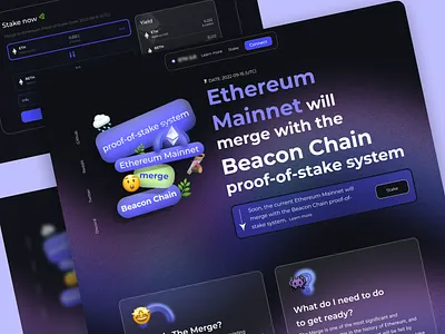 Crypto Landing page | Stake crypto landing stake ui ux website