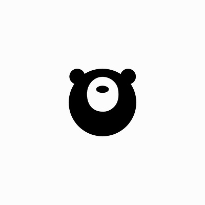 Bear monogram logo logobranding logodesign minimalist monogram