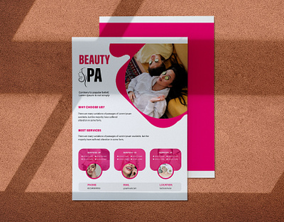 Beauty spa flyer design fllyerdesign flyer flyerdesigner flyerdesigners flyerdesigns flyers graphic design tanzina akter tanzinaart