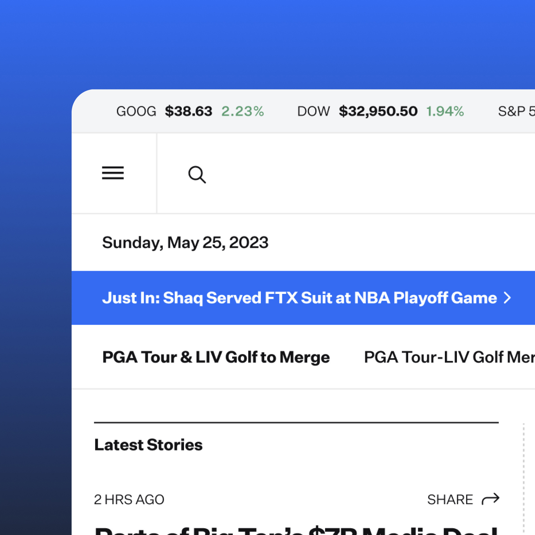 Front Office Sports Editorial Website editorial news sports