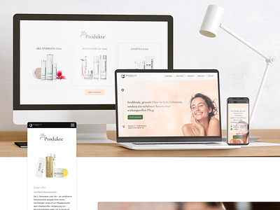 Beauty Salon UX/UI-design for website beautysalon design germany ui ux webdesign website