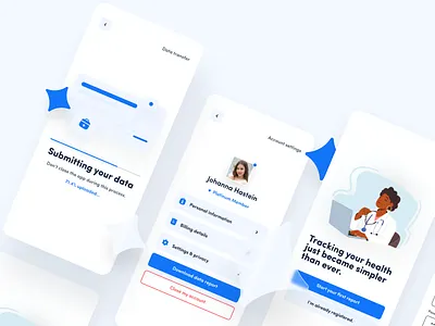 Medical Report App Concept app corona covid covid19 doctor epidemic health healthapp hospital lifestyle medapp medical minimalistic modern syringe ui userexperience userinterface ux virus