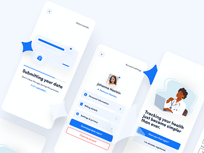 Medical Report App Concept app corona covid covid19 doctor epidemic health healthapp hospital lifestyle medapp medical minimalistic modern syringe ui userexperience userinterface ux virus