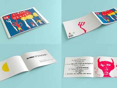 Direction artistique d'un livre pour enfants book graphic design graphisme livre miseenpage