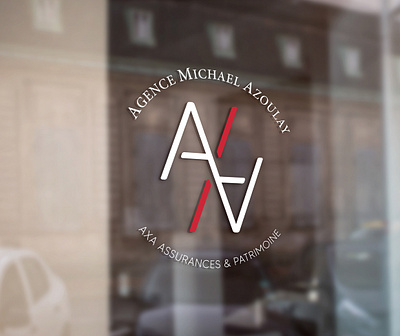 Création de logo - Agence Michael Azoulay assurance branding courtage designgraphique graphic design logo typography
