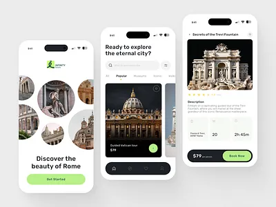 Tour Booking App app app design application design booking app branding clean mobile mobile app mobile design travel ui