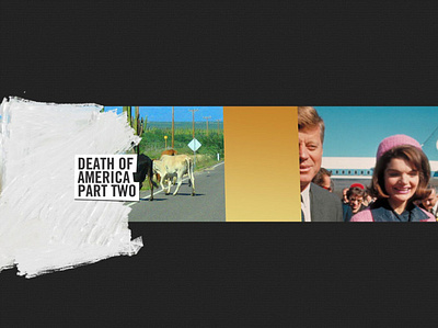 Death of America (Part Two) collage digital art jfk