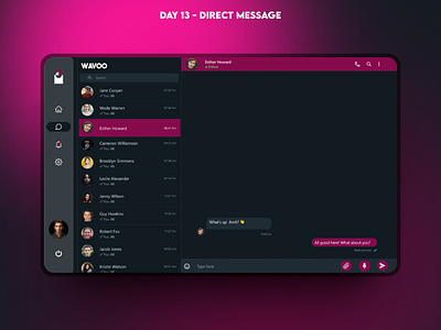 Daily UI | Day 13 | Direct Message