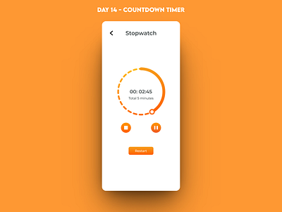 Daily UI | Day 14 | Countdown Timer